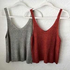 Anthropologie - Moon & Madison Knit Crochet Tank Bundle